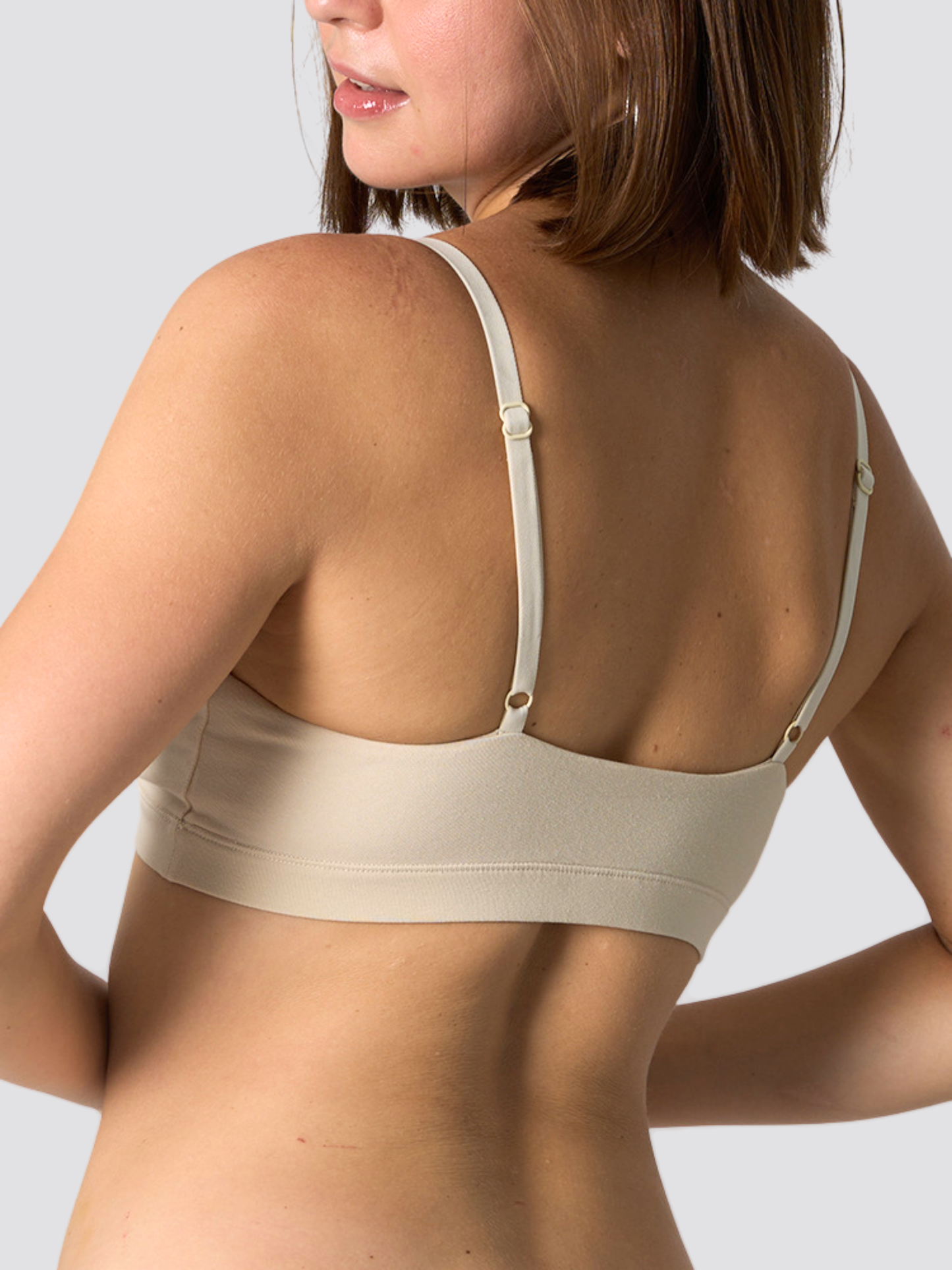 Still-Bralette mit Pull-Down-Zugang, Baumwolle, pumpfreundlich