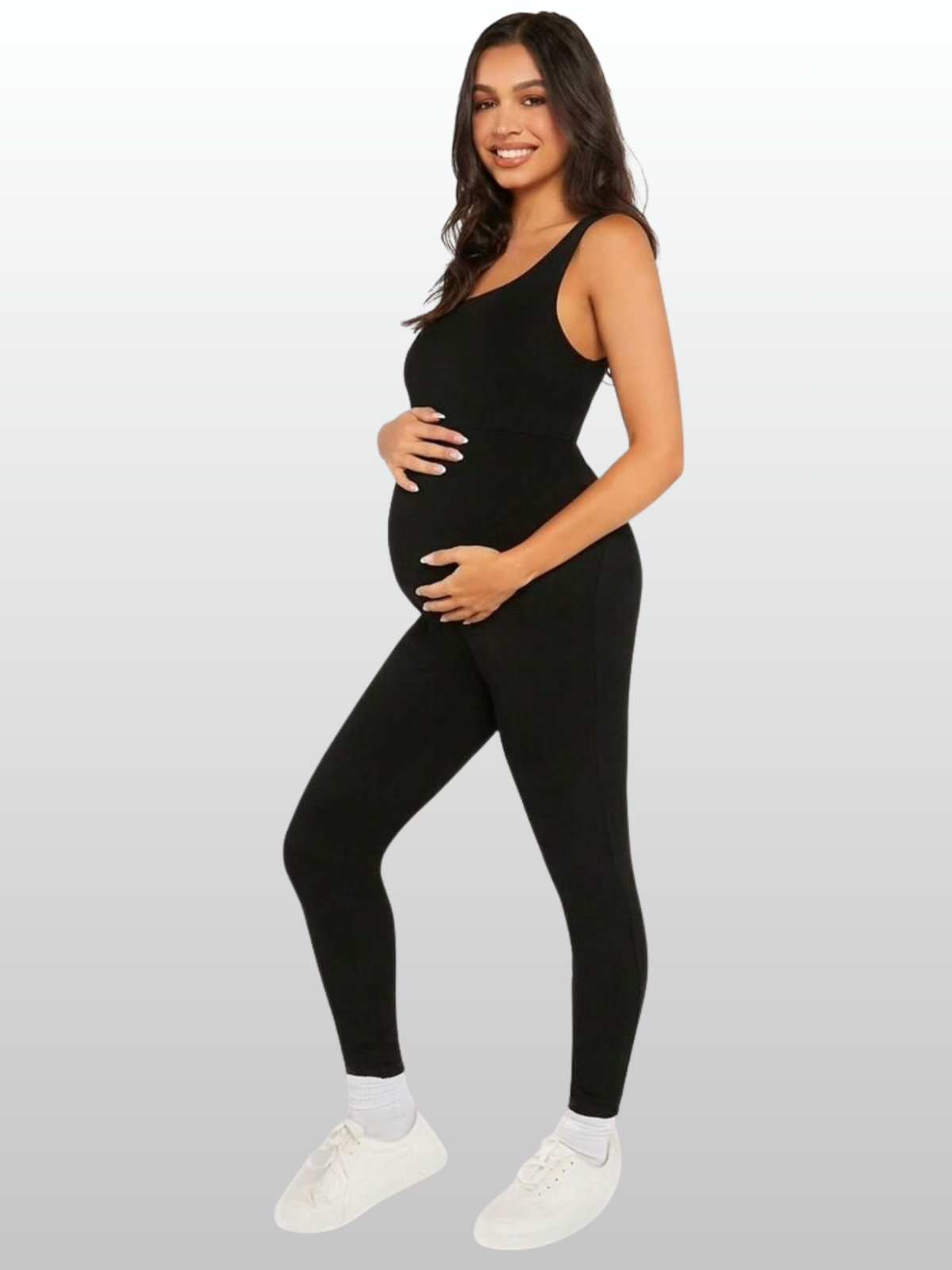 Umstandsmode, Umstands Jumpsuit, Figurbetont, Dehnbar