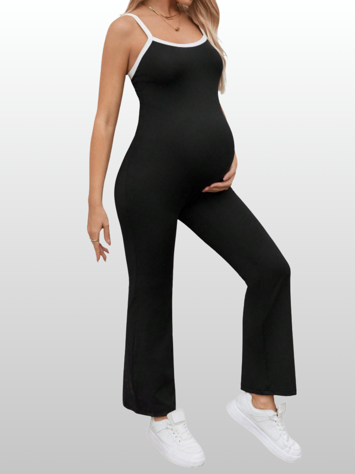 Umstandsmode, Umstands Cami Jumpsuit, Bootleg