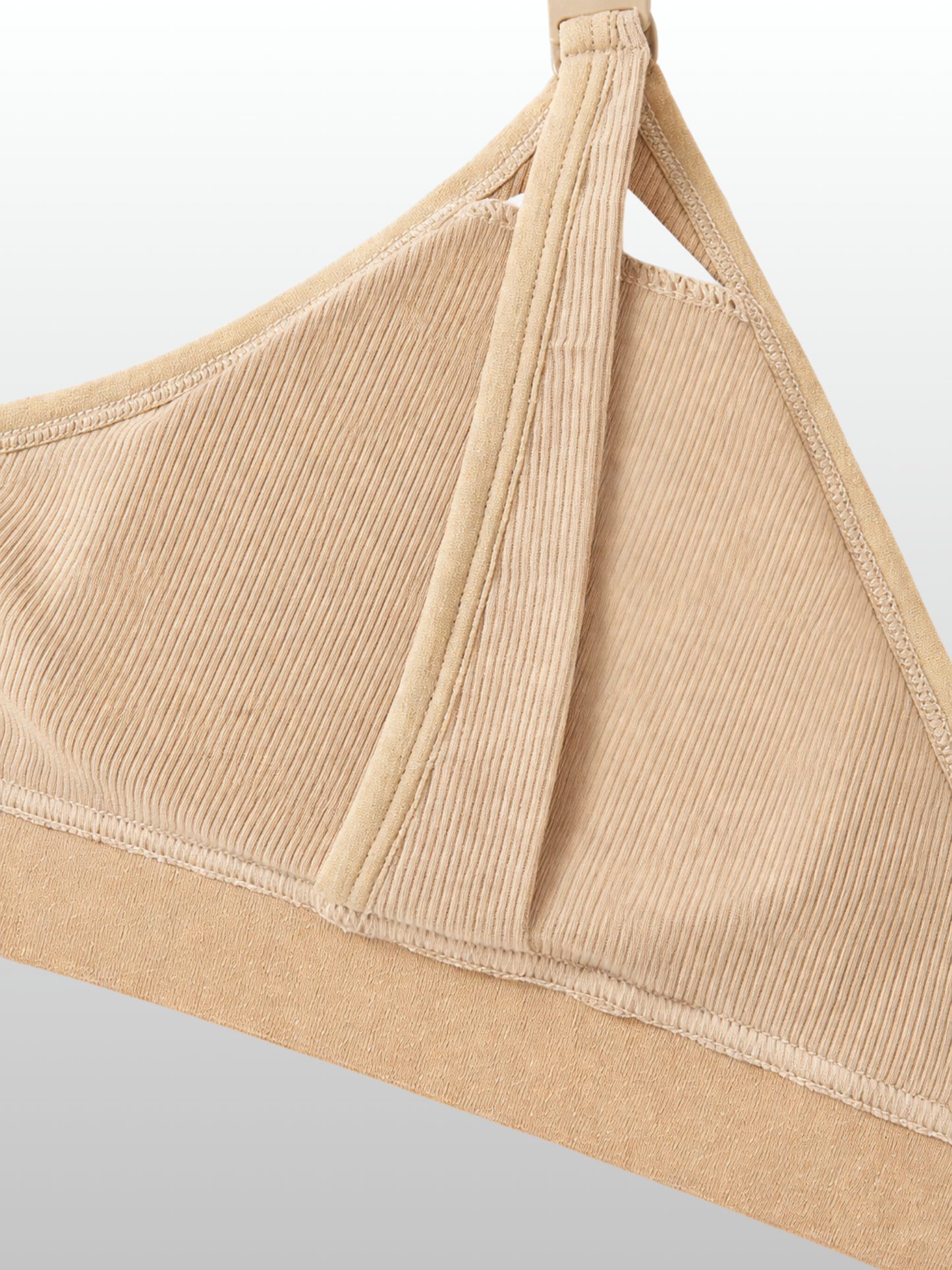 Nursing Bra, Ribbed, Dual Access, Pumping, Nursing, Wire-Free, Wrap Design, Hands-Free, Night Comfort