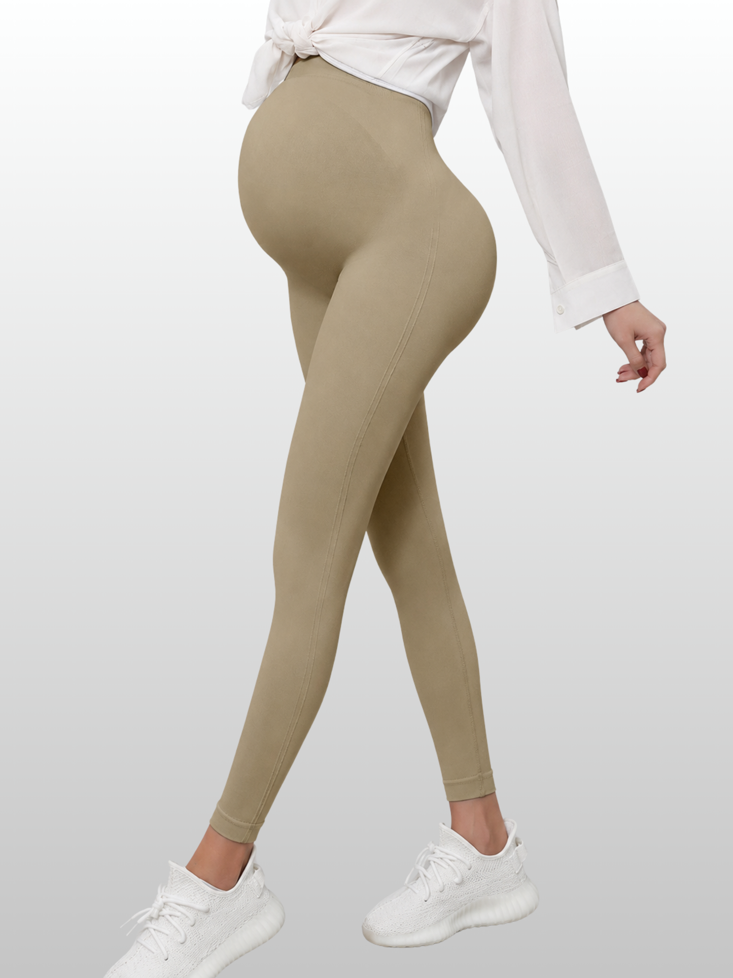 Umstandsleggings Alltag, nahtlos, Over-the-Belly-Bund
