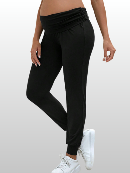 Maternity Jogger Pants, High-Waist, Sporty, Elastic Waist, Breathable, All Trimesters, Freedom of Movement