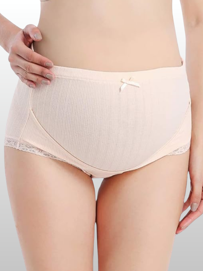 Umstandsmode, Umstands Slip, High Waist, Alle Trimester, Atmungsaktiv, Verstellbar, Auslaufsicher