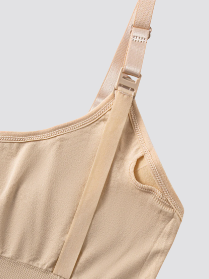 Seamless Nursing Bra Ribbed, Wireless and Pumping Friendly