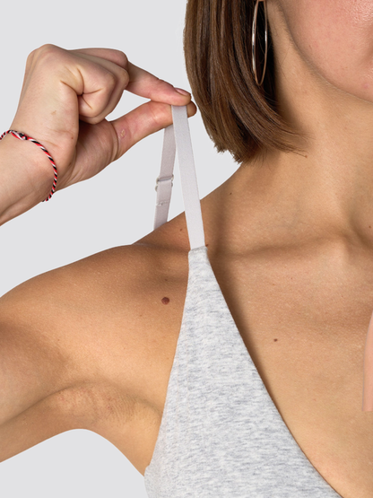 Still-Bralette mit Pull-Down-Zugang, Baumwolle, pumpfreundlich