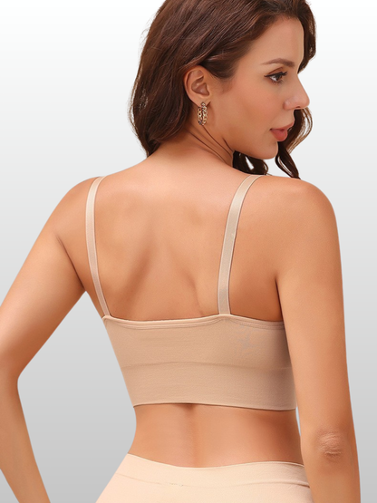 Nursing Bra, Seamless, Ribbed, Night Comfort, Pump-Friendly, Clip Closure, Wire-Free, Pregnancy Nursing