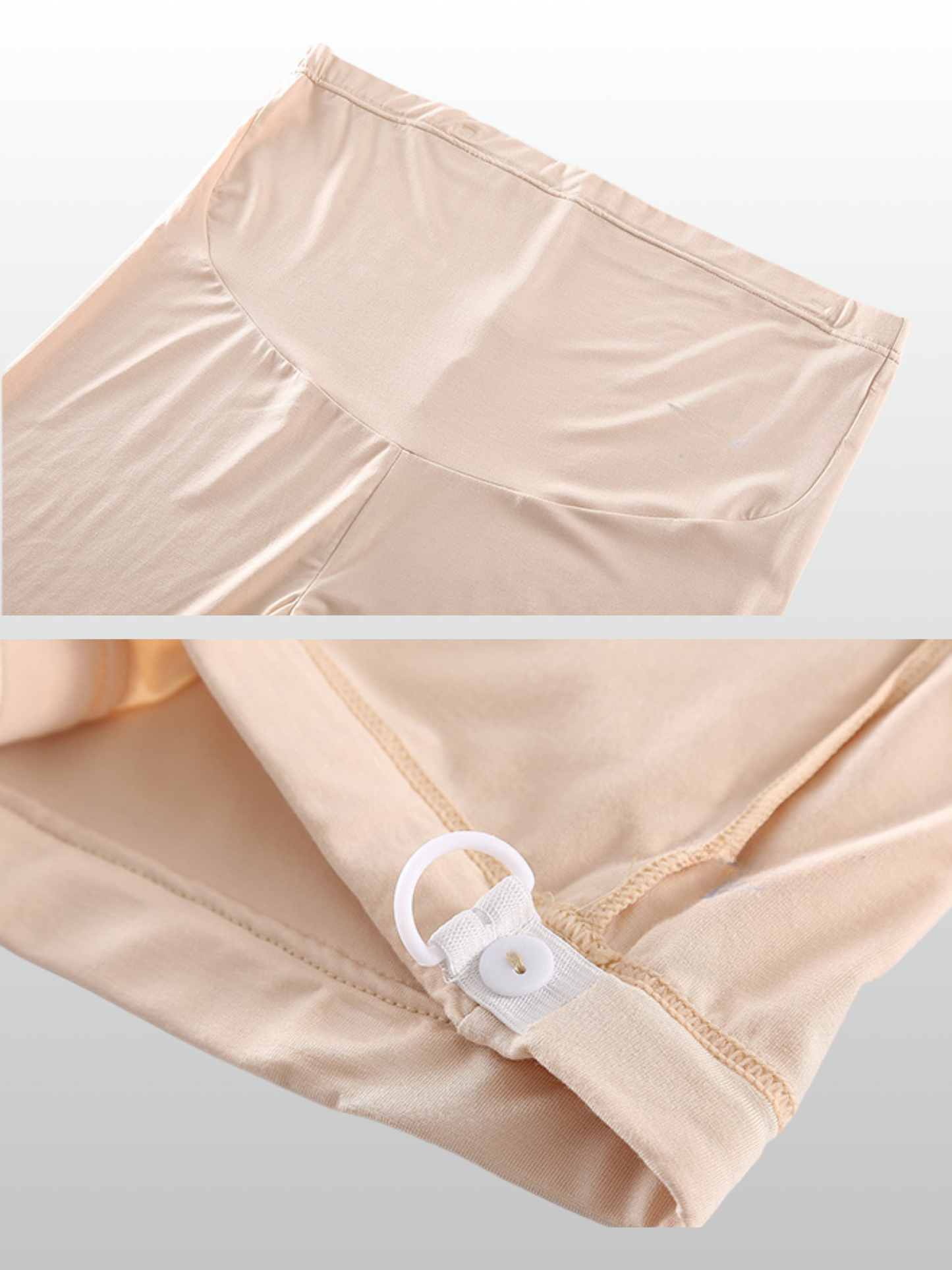 Maternity Shorts, Plus Size, Ultra-Stretch, Adjustable, High Waist, Breathable, Summer