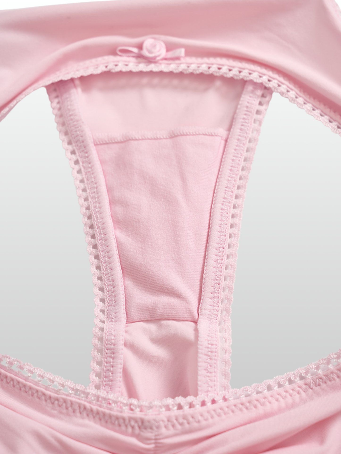 Umstandsslip mit Spitzenbesatz, Unterbauch-Schnitt, weich