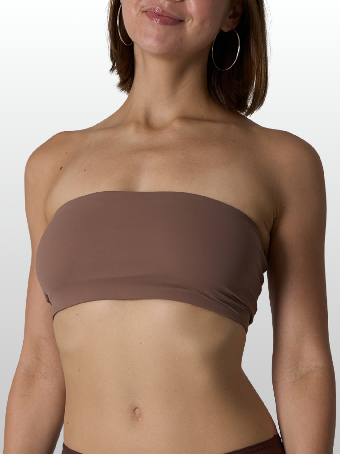 Bandeau Bra, Strapless, Seamless, Wireless, Unpadded, Stretch