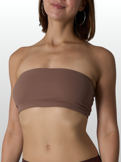 Bandeau Bra, Strapless, Seamless, Wireless, Unpadded, Stretch