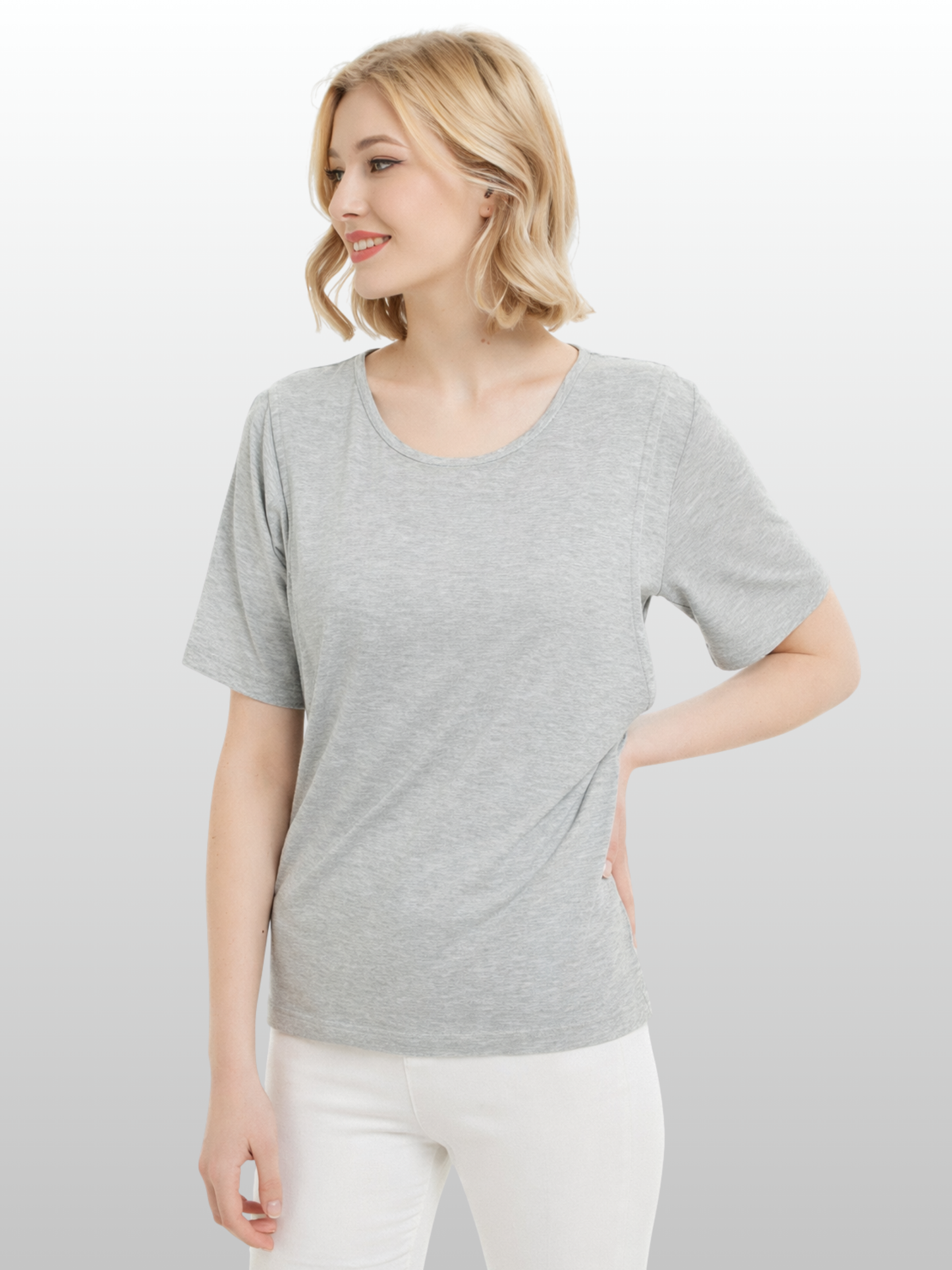 Still-T-Shirt, Versteckter Stillzugang, Weich, Atmungsaktiv, Alltagskleidung, Diskret