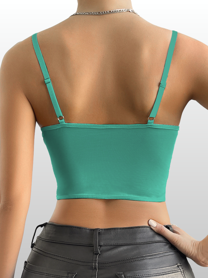 Corset Top, Lace Mesh, Steel Boning, Push-Up Underwire, Cropped, Adjustable Straps, Going Out & Events