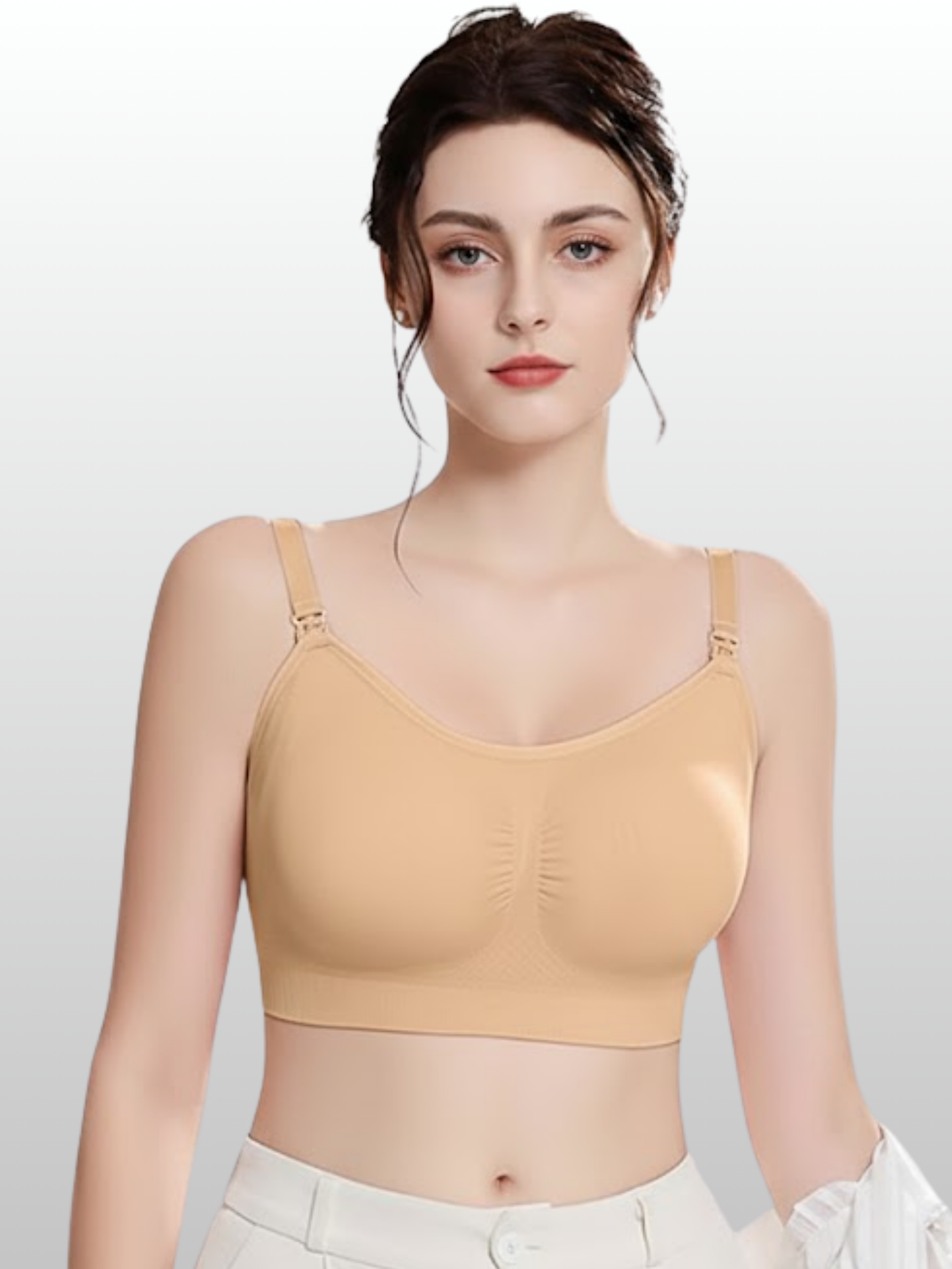 Umstandsmode, Still-BH, Einfacher Stillzugang, Nahtlos, Bralette