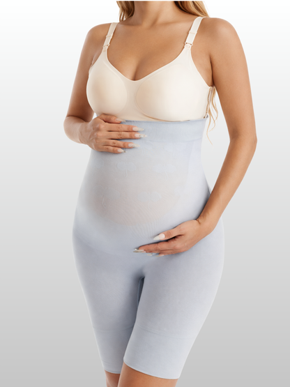 Umstandsshorts, Volle Bauchabdeckung, Nahtlos, Hoher Bund, Bauchstütze, Alle Trimester
