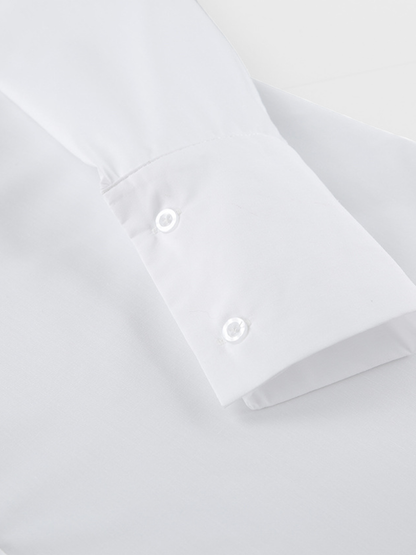 Maternity Shirt Oversized Button Down with Long Cuffs and Chest Pocket
