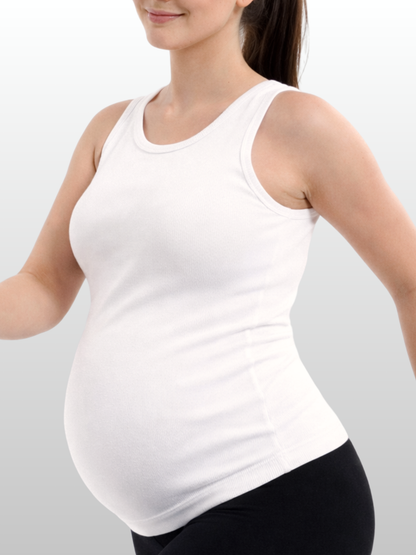 Maternity Tank Top, Activewear, Yoga, Belly Support, Bodycon, Workout, All Trimesters