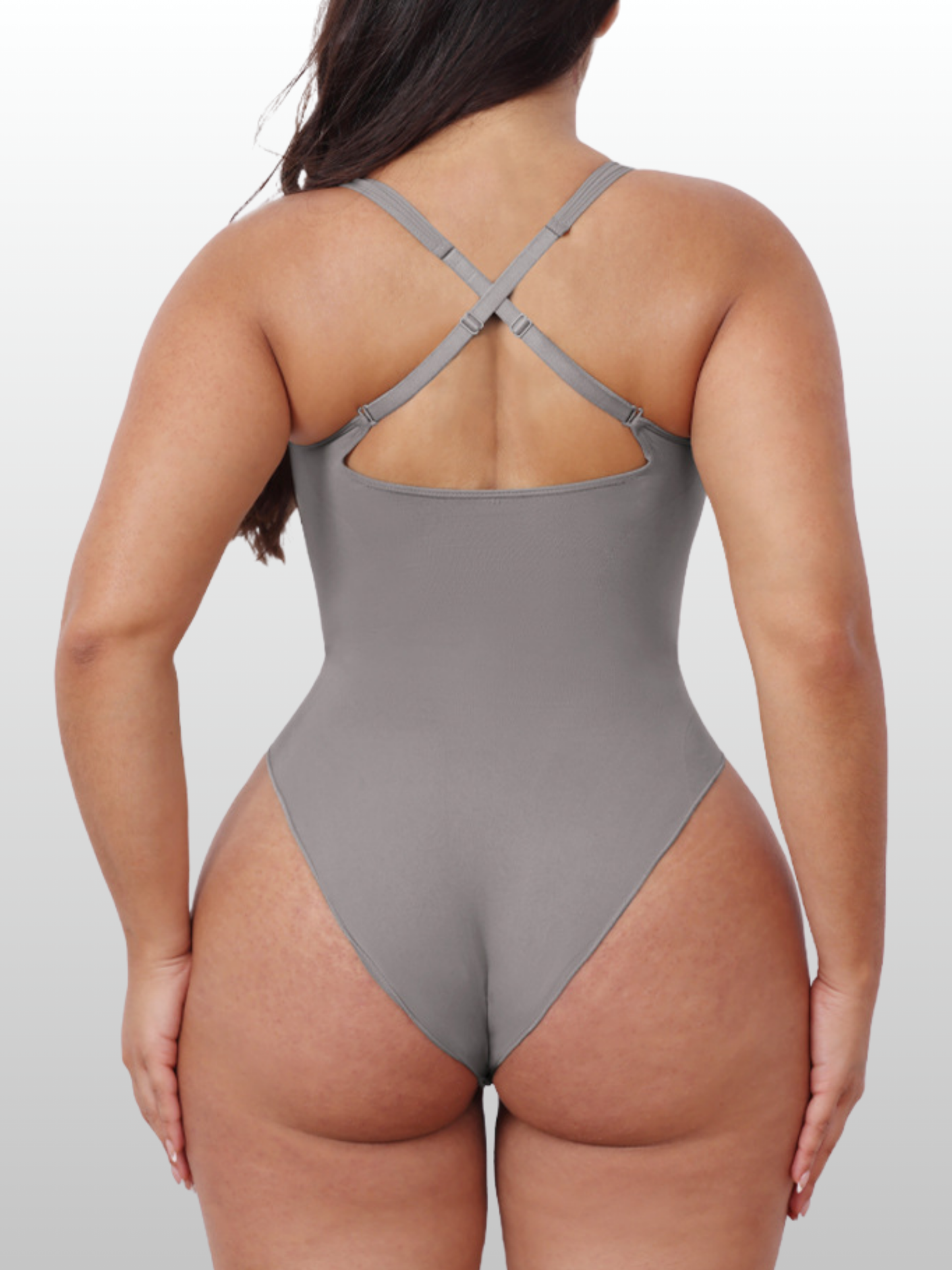Shaping Bodysuit, Front-Reißverschluss, Sweetheart-Ausschnitt, Nahtlos, Taillenkontrolle, Figurformend, Outerwear