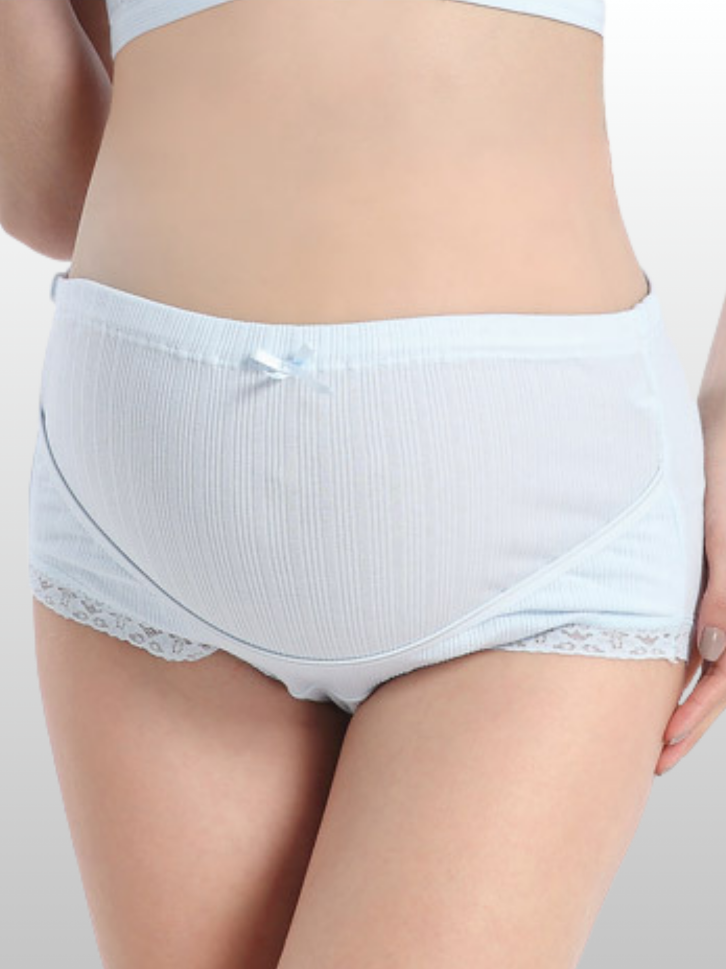 Umstandsmode, Umstands Slip, High Waist, Alle Trimester, Atmungsaktiv, Verstellbar, Auslaufsicher