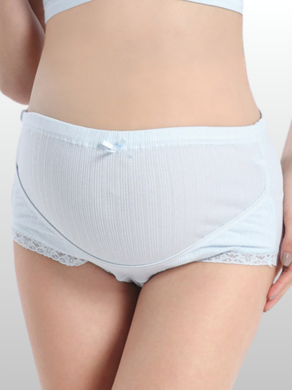 Umstandsmode, Umstands Slip, High Waist, Alle Trimester, Atmungsaktiv, Verstellbar, Auslaufsicher