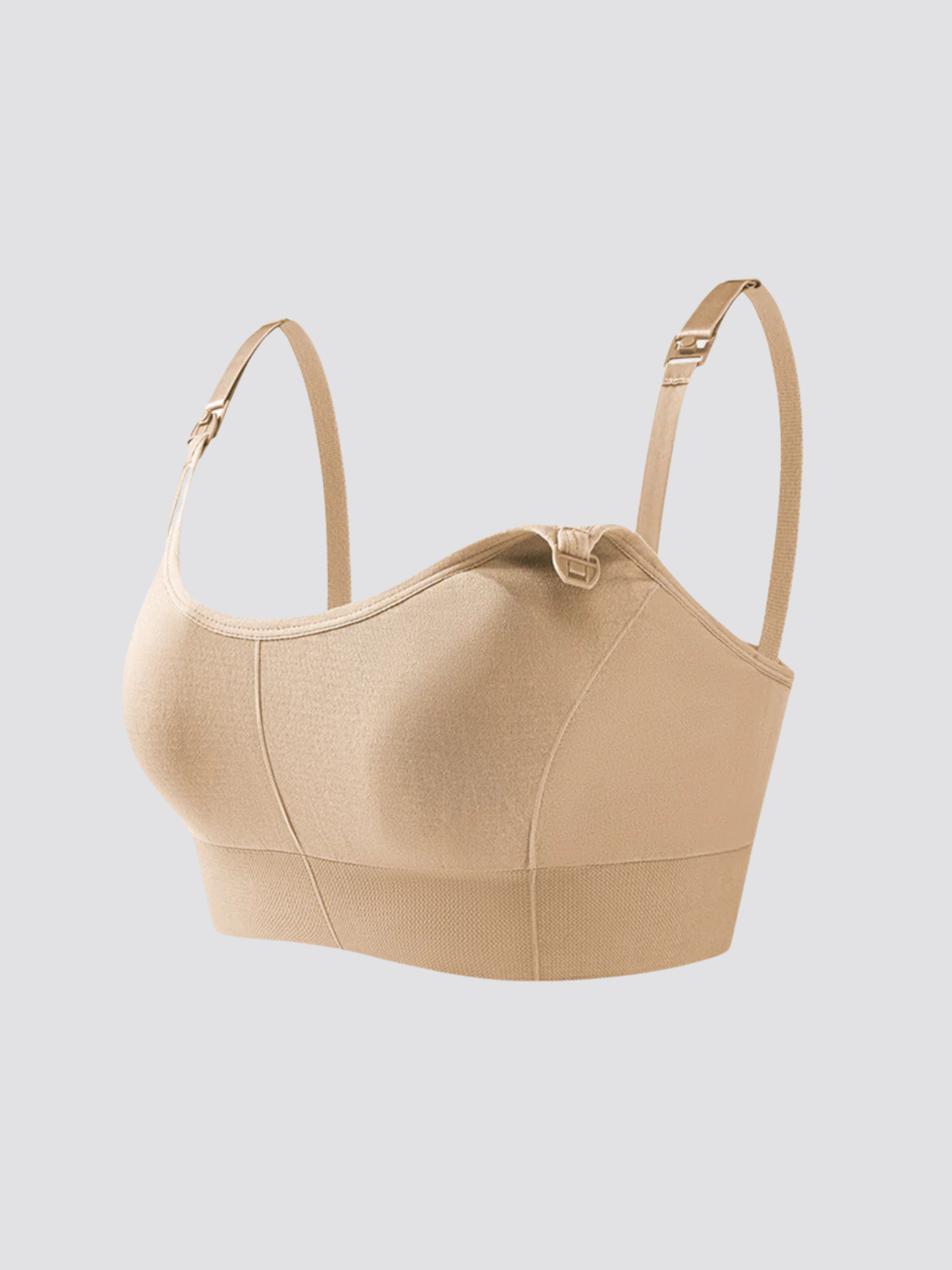 Seamless Nursing Bra Ribbed, Wireless and Pumping Friendly