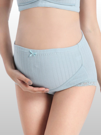 Umstandsmode, Umstands Slip, High Waist, Alle Trimester, Atmungsaktiv, Verstellbar, Auslaufsicher