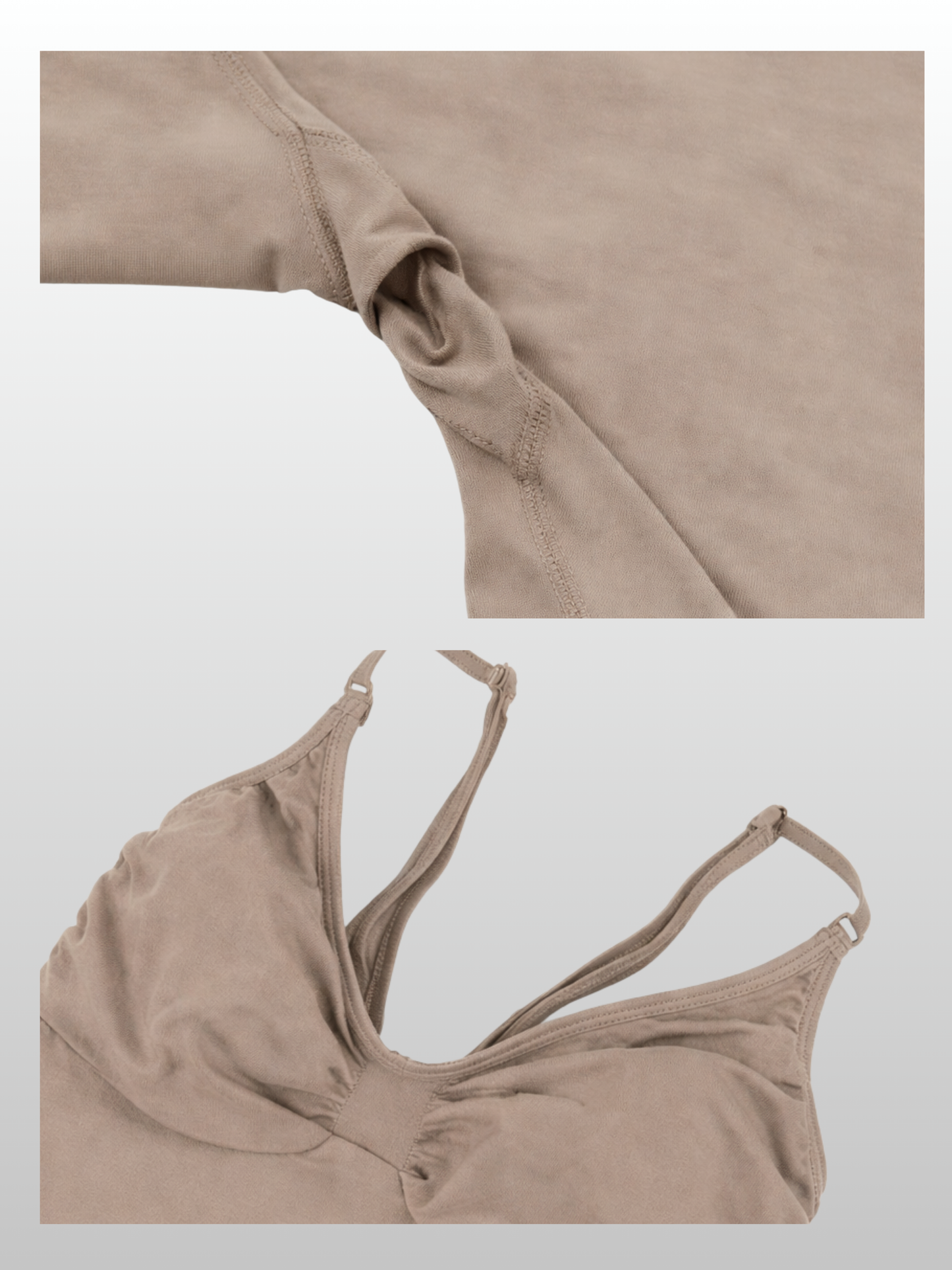 Shaping Bodysuit, Nahtlos, Mid-Thigh, Anti-Chafing, Ganzkörper-Kontrolle, Verstellbare Träger, Figurformend