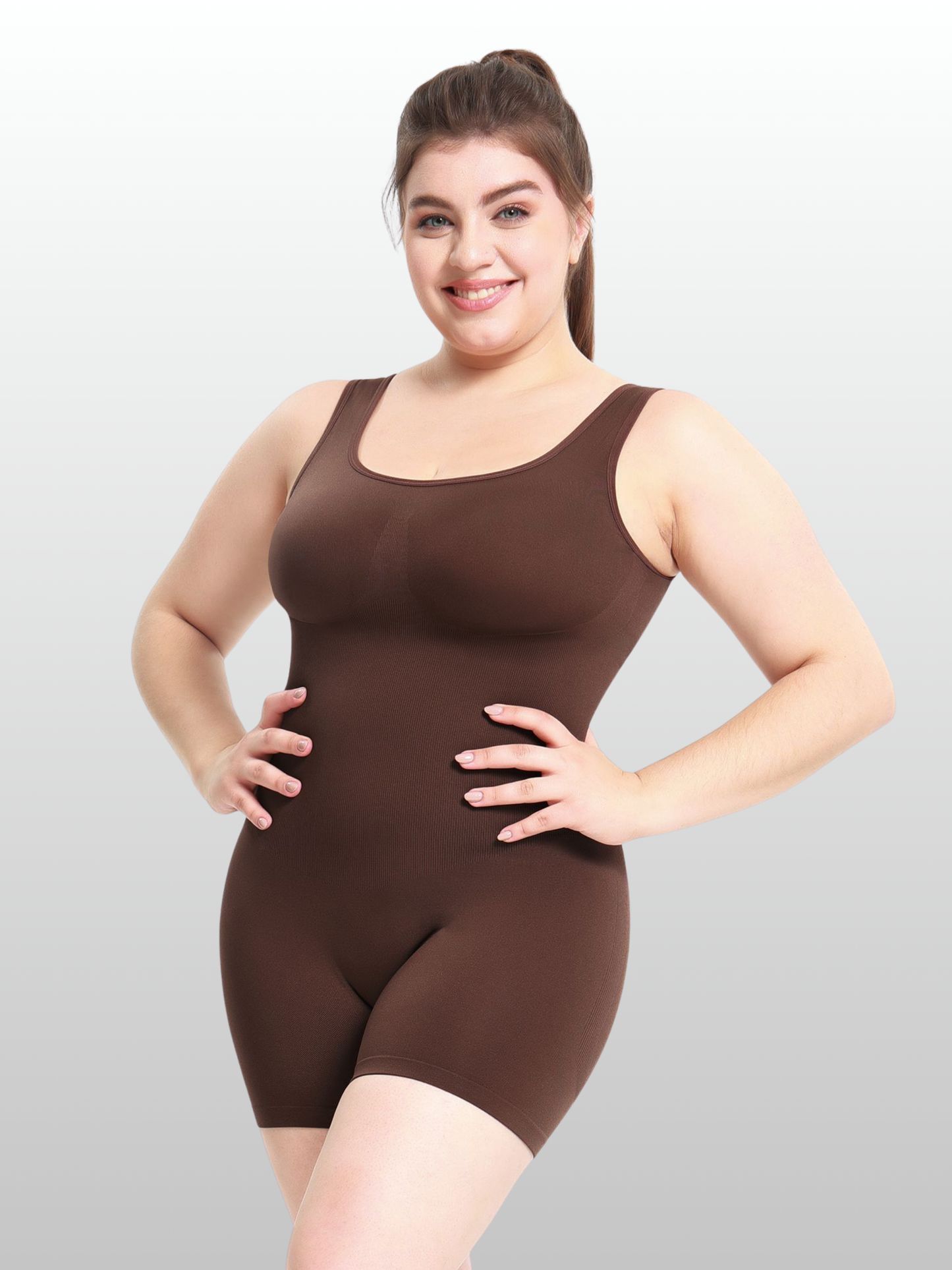 Shapewear Romper, Nahtlos, Ganzkörper-Kompression, Bauchkontrolle, Einteiler, Alltag & Reise