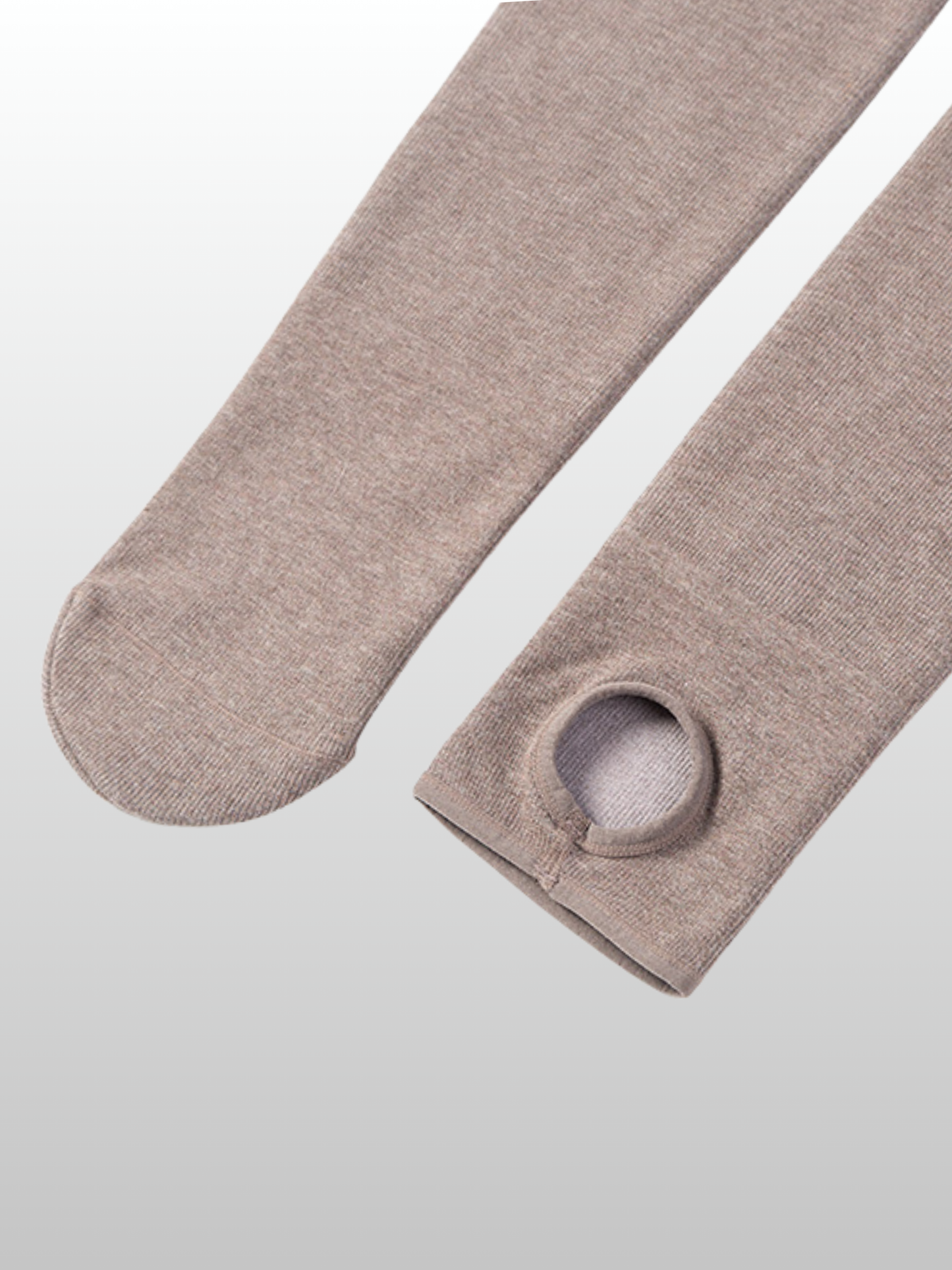 Maternity Tights, Ribbed Knit, Fleece-Lined, Warm, High-Waist, All Trimesters