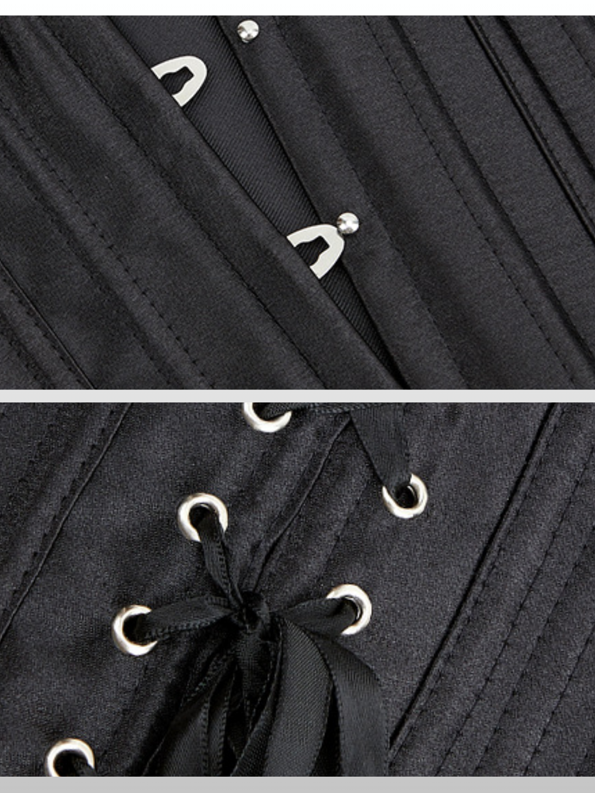 Umstandsmode, Taillenkorsett. Doppelverschluss, Unterbrust-Cincher