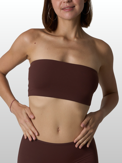 Bandeau Bra, Strapless, Seamless, Wireless, Unpadded, Stretch