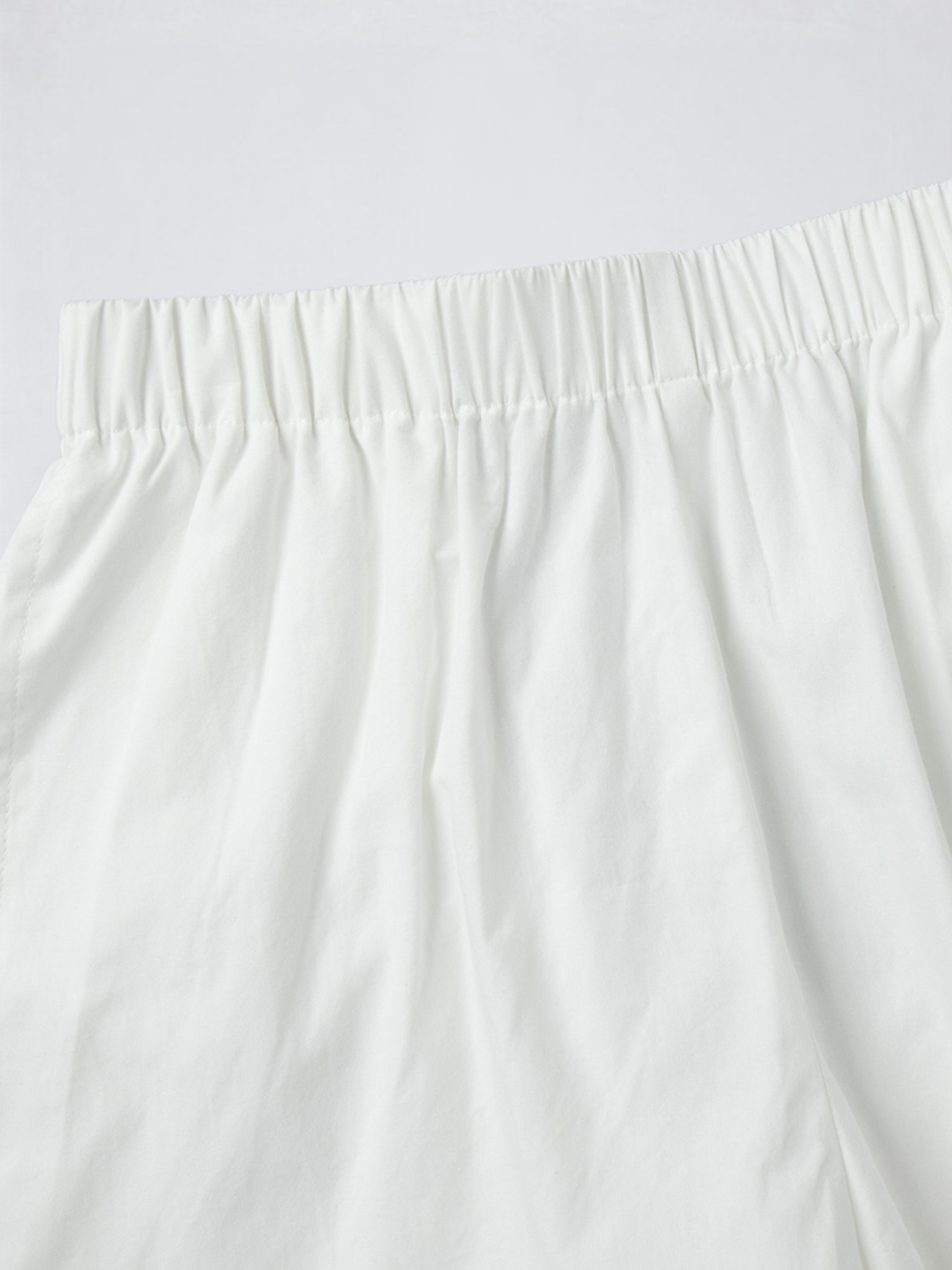 Umstands-Lounge-Set mit Bandeau-Top und Shorts, 100 % Baumwolle