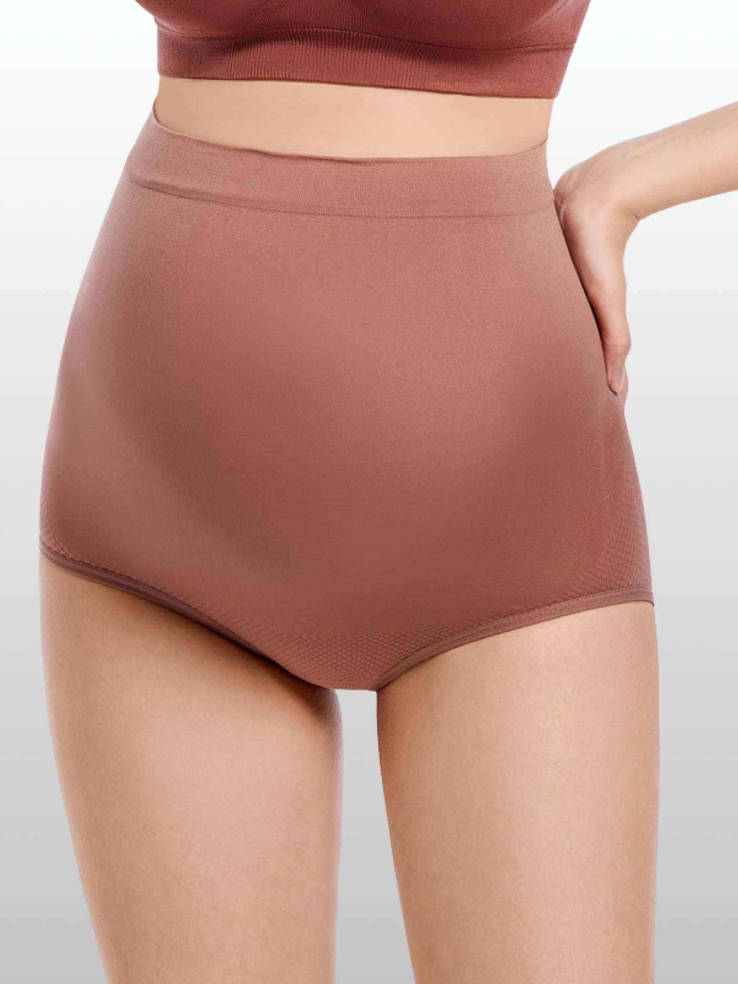Maternity Panty, High-Waist, Dual-Zone Stretch, Belly & Hips, Supportive, Pressure-Free, All Trimesters