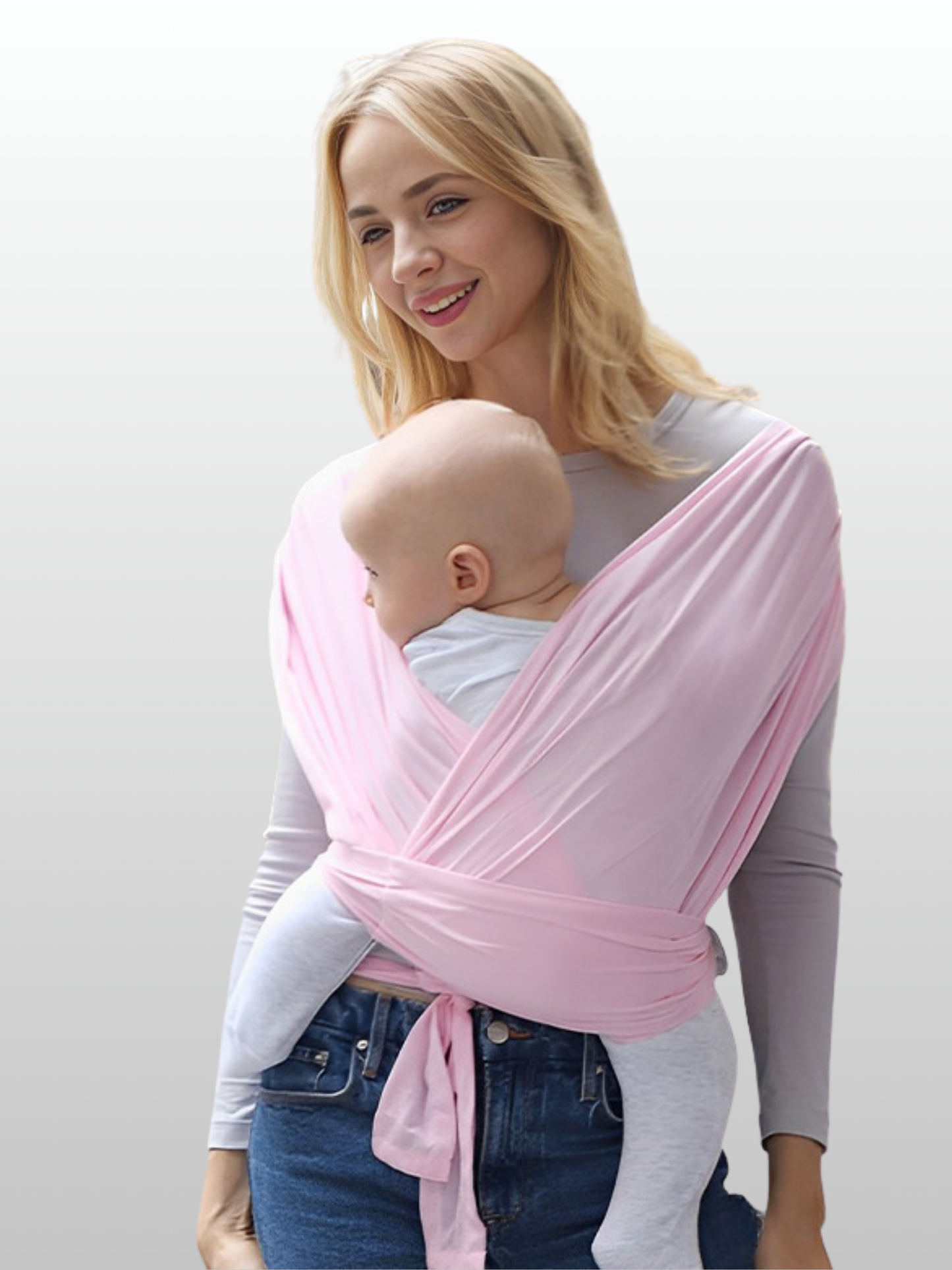 Baby Carrier Wrap, Ergonomic, Soft Wrap-Sling, Newborns to Toddlers