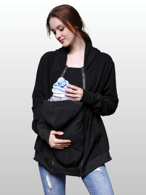 Carrier Jacket, 2-in-1 Fleece, Modular Insert, Front & Back Carry