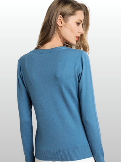 Umstandspullover, Rundhals, Weicher Strick, Elegant, Smart-Casual, Büro & Alltag, Frühe Schwangerschaft