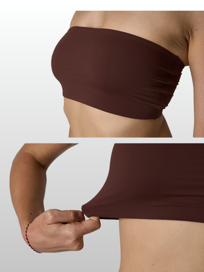 Bandeau Bra, Strapless, Seamless, Wireless, Unpadded, Stretch