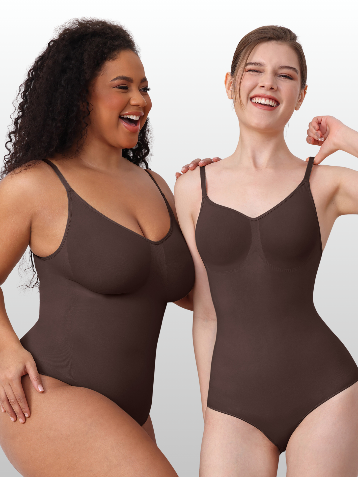 Shaping Bodysuit, Nahtlos, Verstellbare Träger, Bauchkontrolle, Po-Lifting, Atmungsaktiv, Alltag