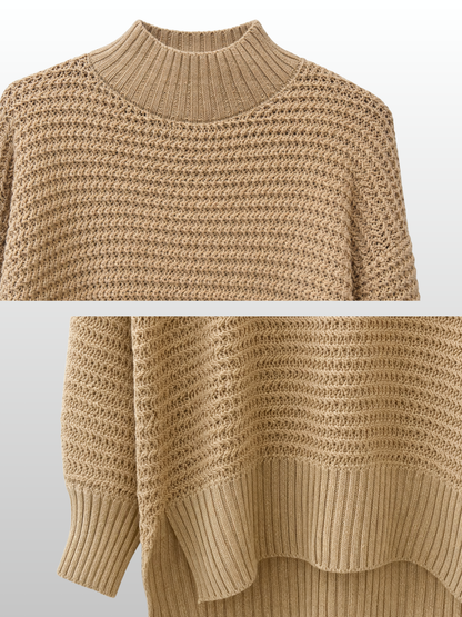 Umstandspullover, Seitenschlitz, Strick, Locker, Herbst & Winter, Alle Trimester, Schwangerschaft & danach