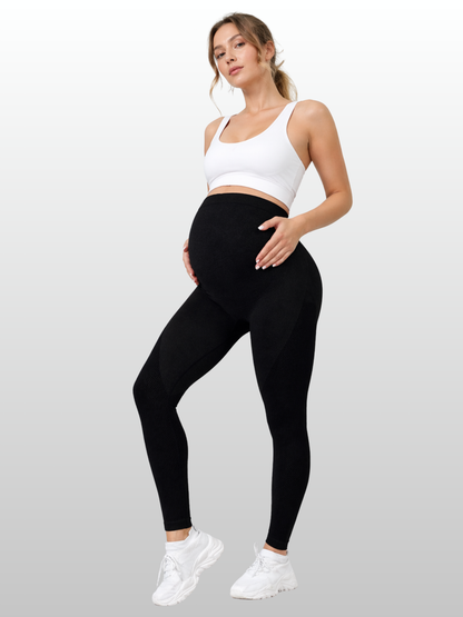 Pregnancy Leggings, Sports, Fitness, All-Trimester, High Waist, Breathable, Activewear
