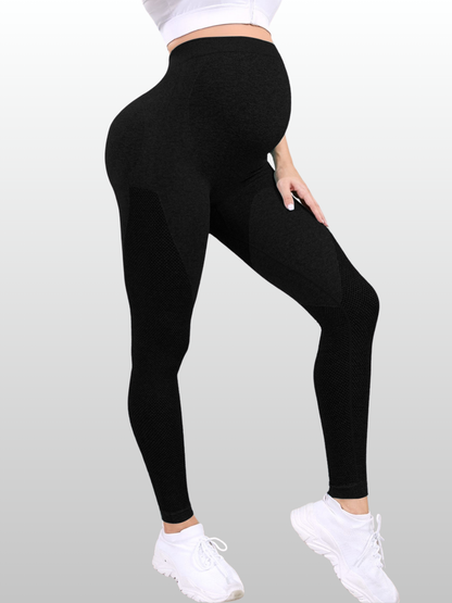 Schwangerschaftsleggings, Sport, Fitness, All-Trimester, High-Waist, Atmungsaktiv