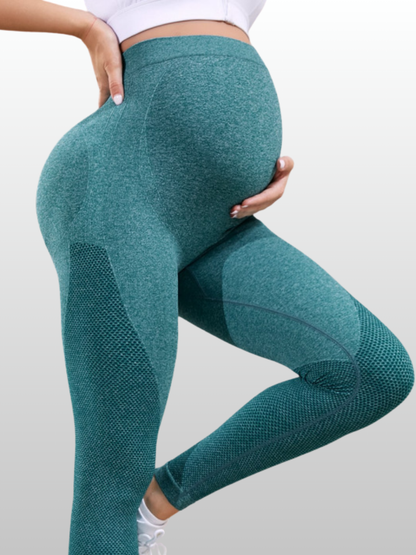 Schwangerschaftsleggings, Sport, Fitness, All-Trimester, High-Waist, Atmungsaktiv