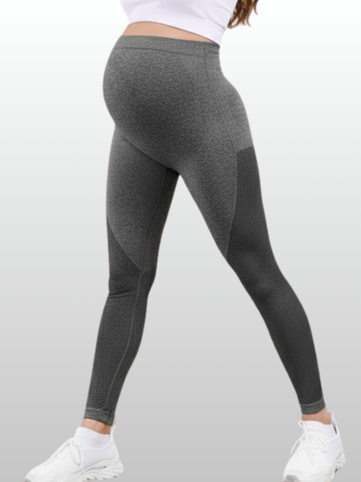 Schwangerschaftsleggings, Sport, Fitness, All-Trimester, High-Waist, Atmungsaktiv