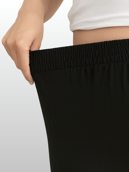 Maternity Lounge Pants, Summer, High-Waist, Airy, Wide Leg, All Trimesters, Breathable, Lightweight