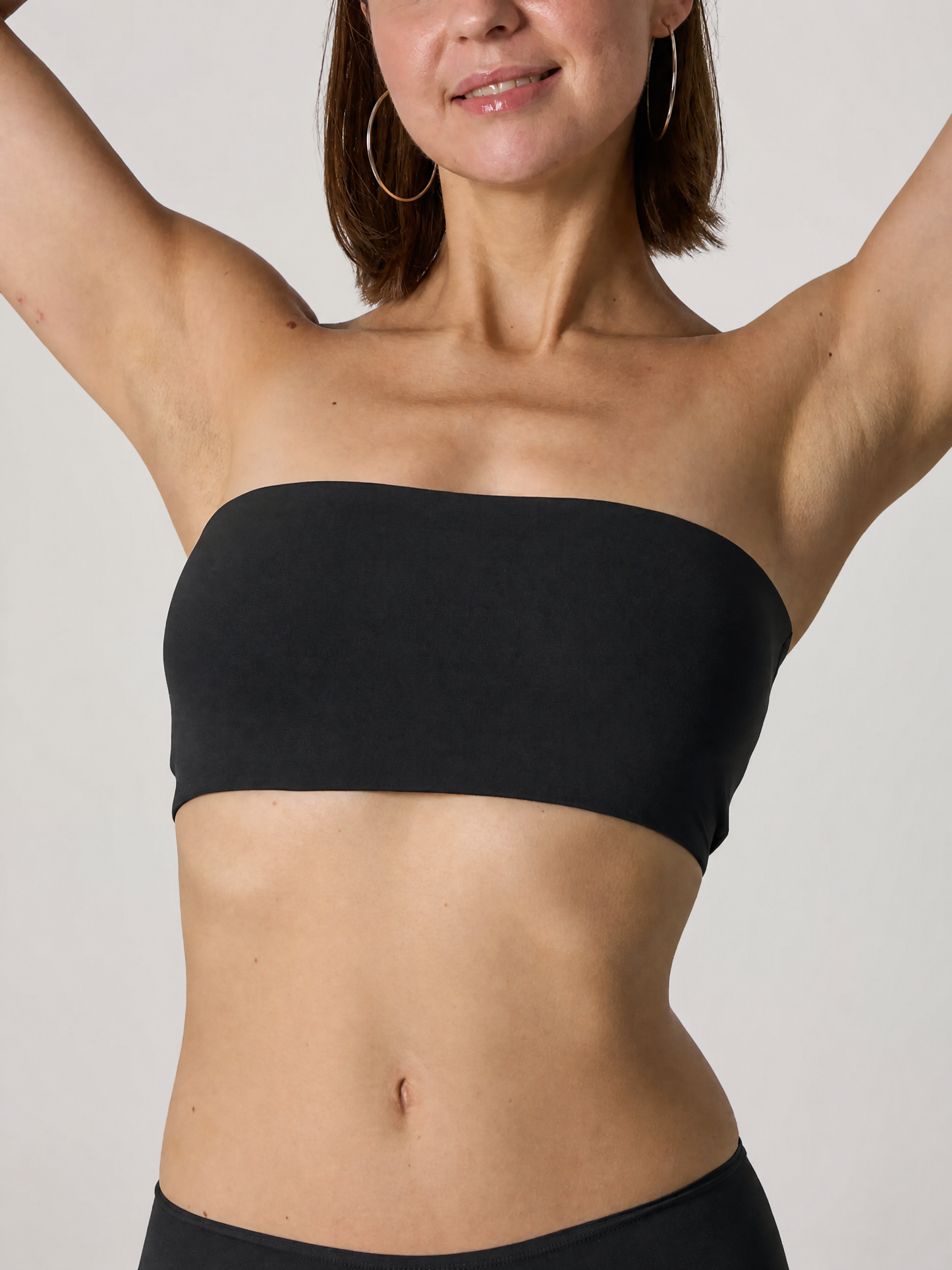 Bandeau Bra Strapless, Seamless, Wireless and Unpadded