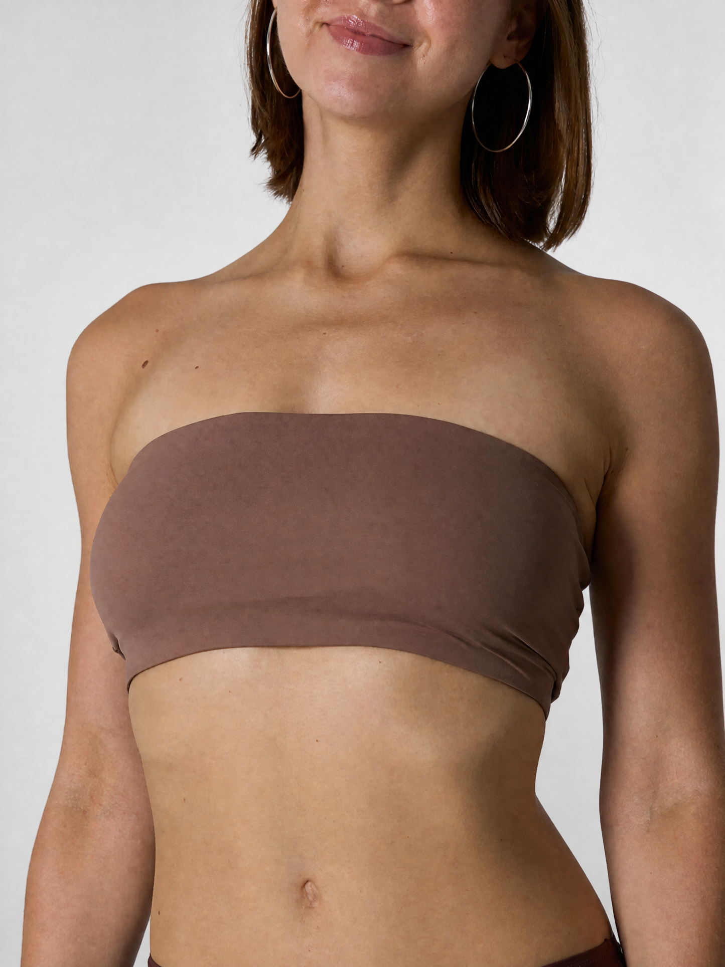 Bandeau Bra Strapless, Seamless, Wireless and Unpadded