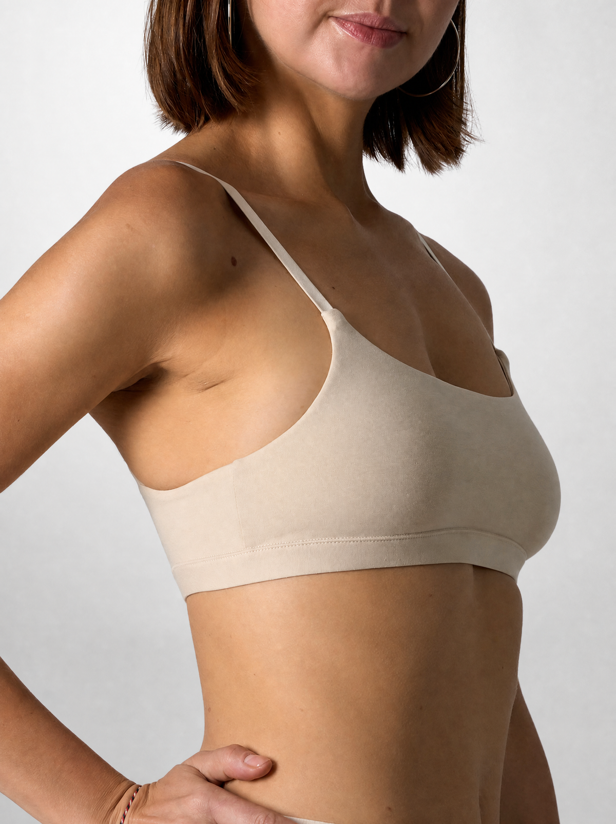 Wireless Bra Cotton Bralette for Sleep with Soft Cups