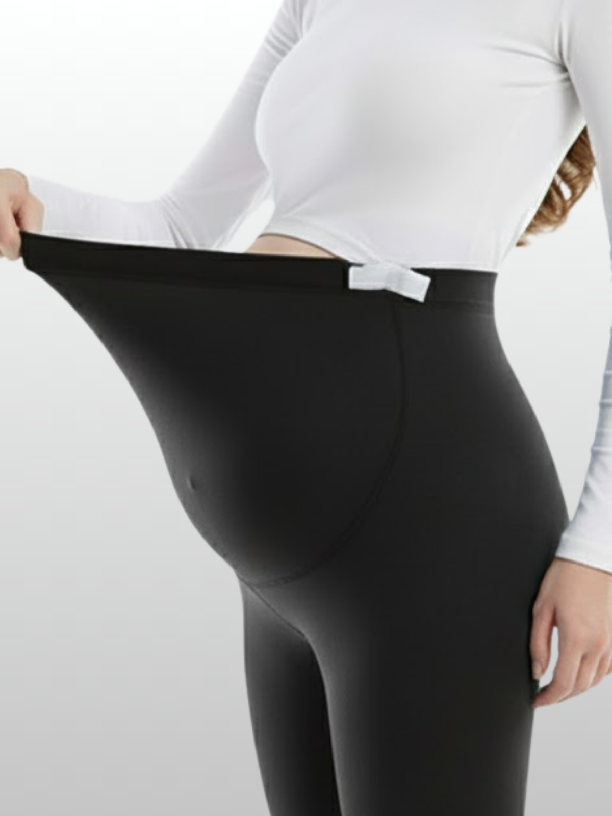 Umstandsleggings All-Trimester Hochbund Bauchstütze, Schwangerschaftsleggings Stretch Elastisch Over-Belly, Bequeme Yoga Leggings