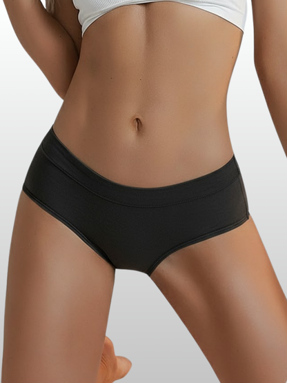 Periodenunterwäsche, Baumwolle, High-Waist, Auslaufsicher