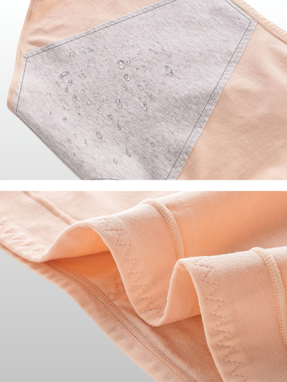 Periodenunterwäsche, Baumwolle, High-Waist, Auslaufsicher