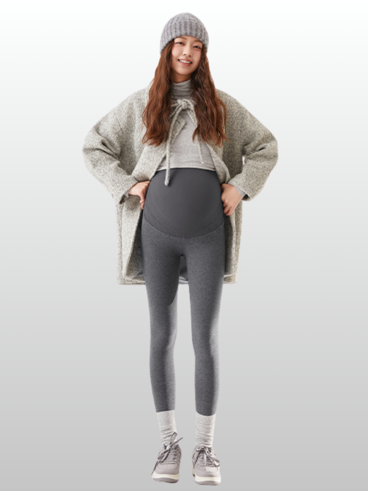 Umstandsleggings, Thermo, Fleece gefüttert, Winter, Schwangerschaft